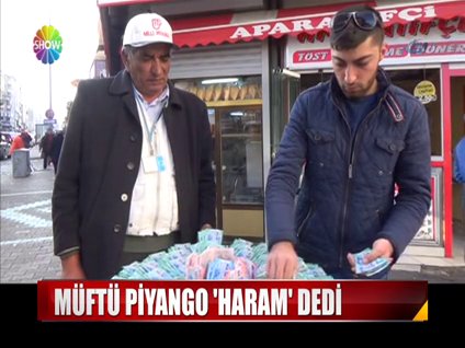 Müftü, piyango "Haram" dedi
