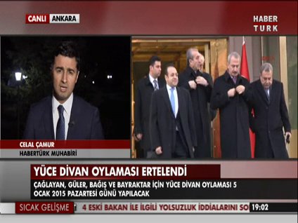 Yüce Divan oylaması ertelendi