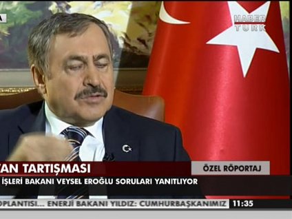 Veysel Eroğlu Habertürk'e konuştu!