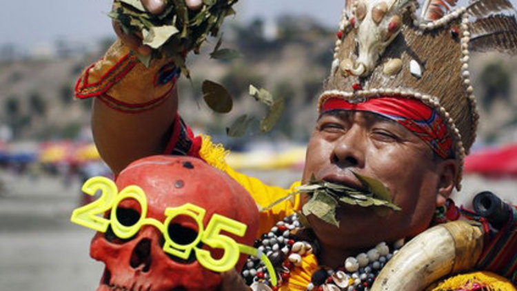 Perulu şamanlar buluştu