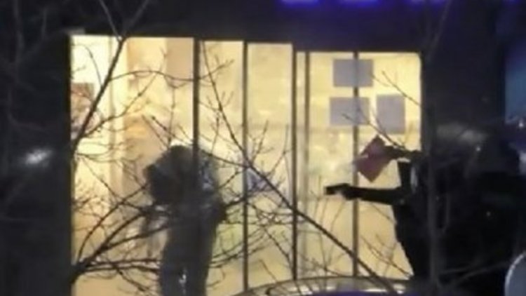 İşte saldırganın vurulma anı