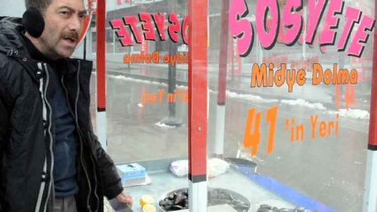 Erzurum'a midye dolma getirdi ama...