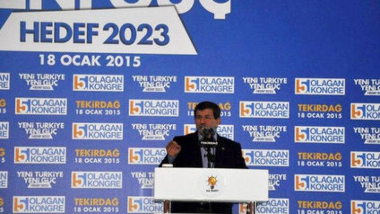 Başbakan Davutoğlu Tekirdağ'da konuştu