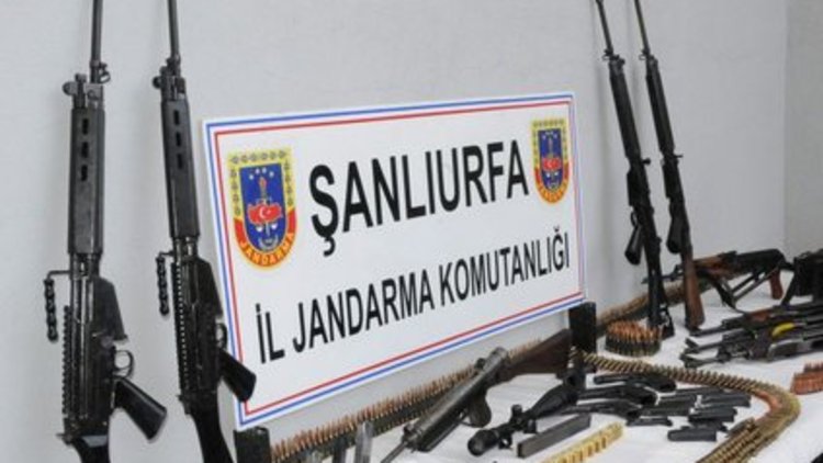 Şanlıurfa'da silah operasyonu