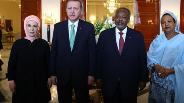 Cumhurbaşkanı Erdoğan Cibuti'de