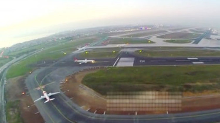 Havada panik yaşandı