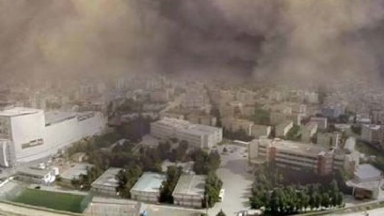 Lodosun yerine toz geliyor