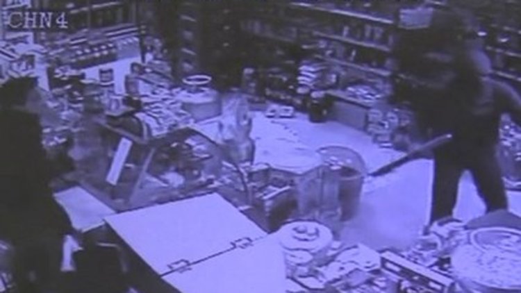 Sert kayaya tosladılar