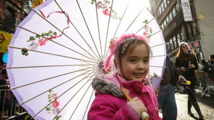 New York'ta Keçi Yılı kutlandı