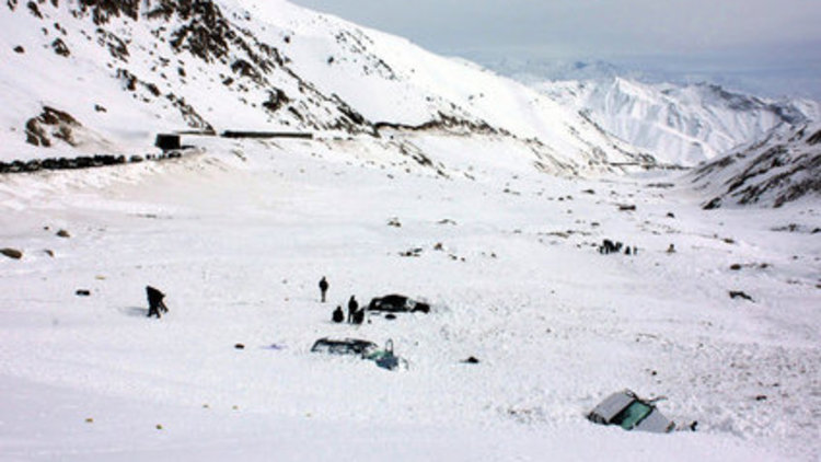 Afganistan'da çığ faciası
