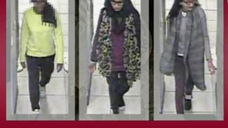 3 kızın Suriye yolculuğu görüntüleri ortaya çıktı