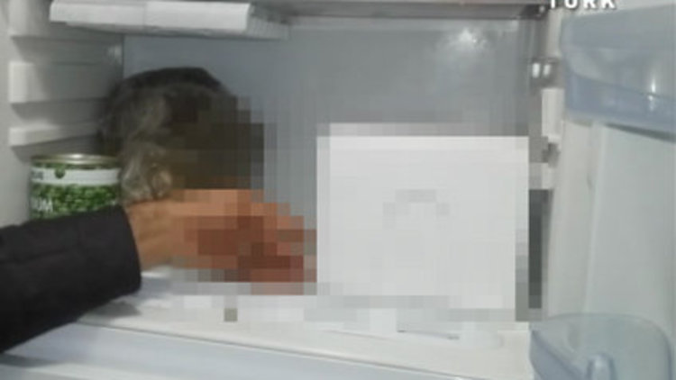 Buzdolabında cenin saklıyor