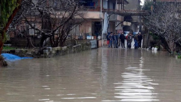 Hatay'da sağanak yağış