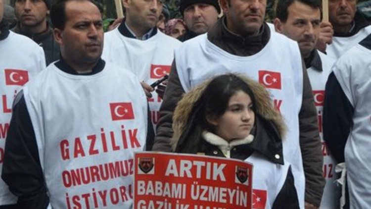 ''Gazilik hakkı'' eylemi