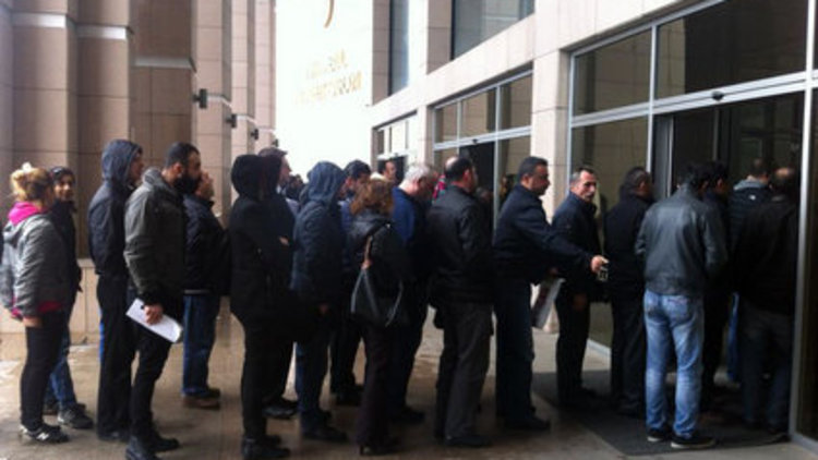 Adliyede arama tartışması