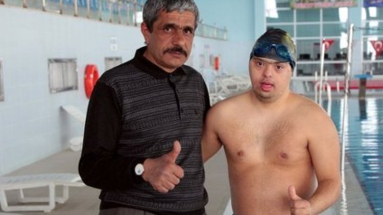 Down sendromlu Gökhan'ın başarısı