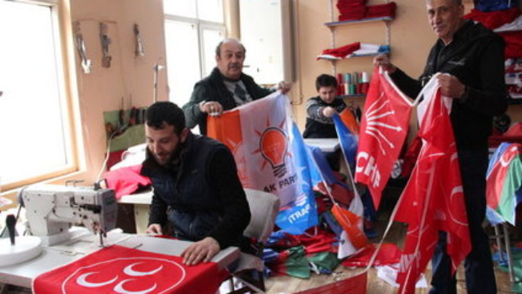 Seçim aksesuarları hazır