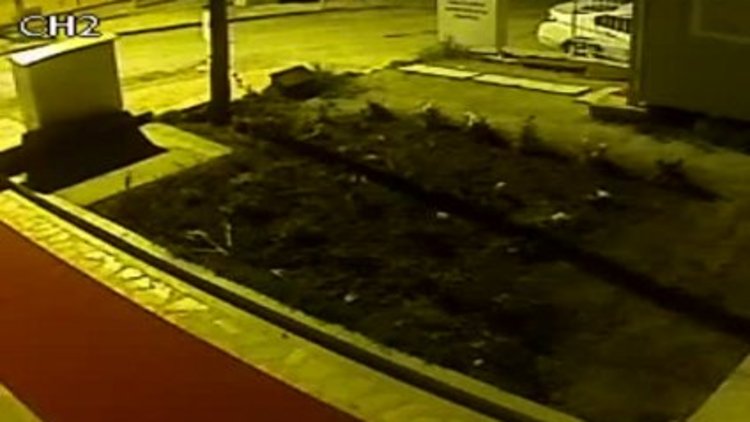 Saldırı güvenlik kamerasında