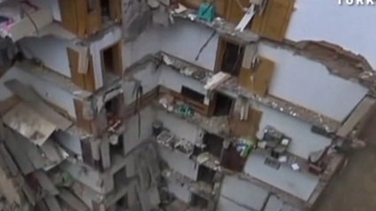 Genç kadın saatlerce kurtarılmayı bekledi