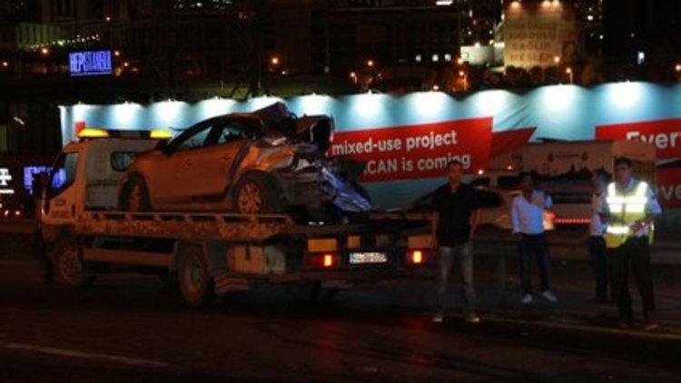 TEM'de zincirleme kaza