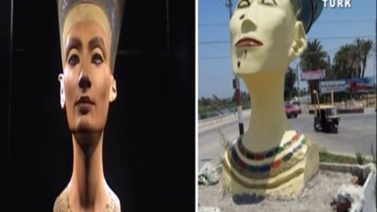 Kendisi güzel heykeli çirkin