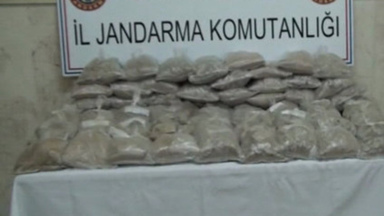 63 kilo uyuşturucu yakalandı!