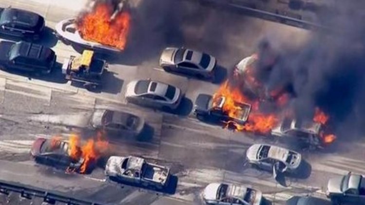 ABD'de yangın dehşeti