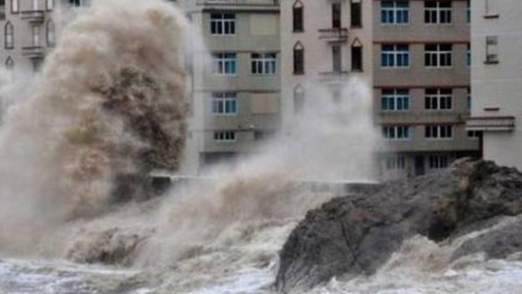 Doğu Asya'yı tayfun vurdu