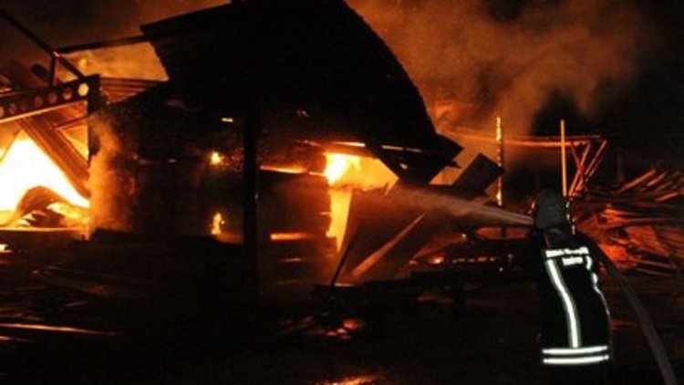 Denizli'de korkunç yangın 