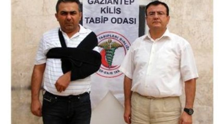 Kilis'te doktor dayak yedi!
