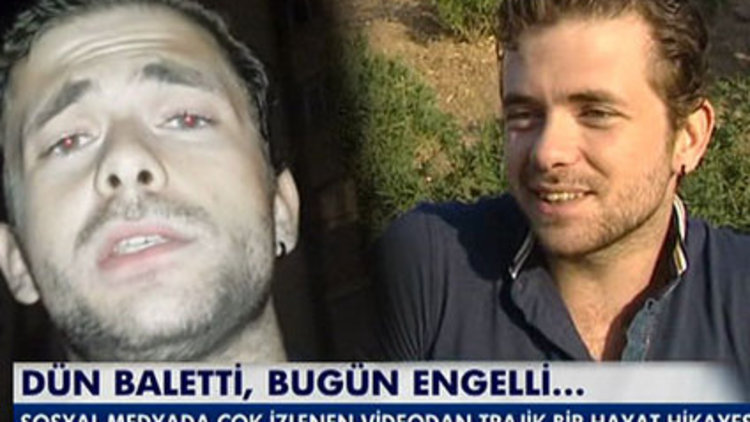 Dün baletti, bugün engelli...