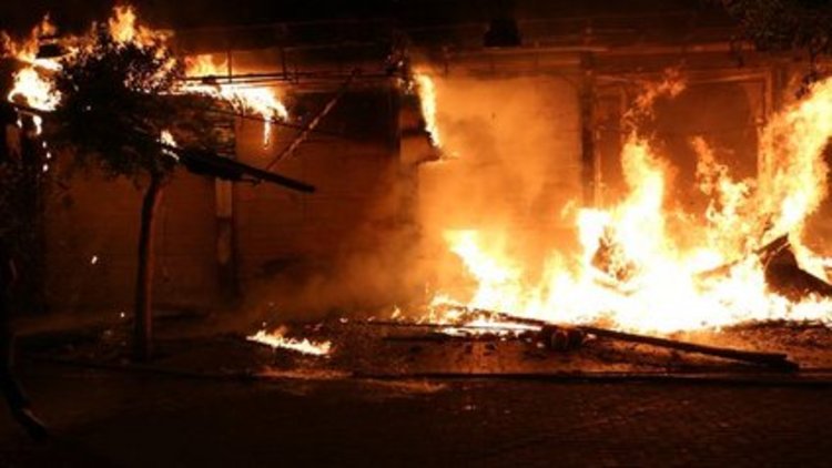 Alanya&#039;da yangın paniği