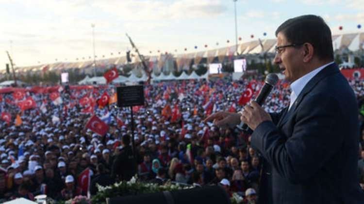 Başbakan Davutoğlu Yenikapı mitinginde konuştu