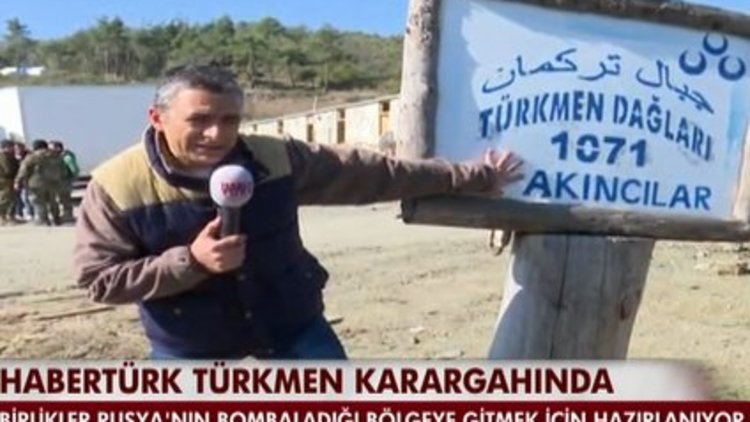 Habertürk TV Türkmen karargahında