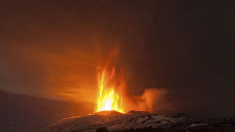 Etna hem korkuttu, hem büyüledi
