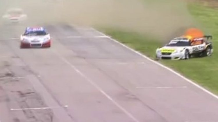 Yarışcı ölümden döndü