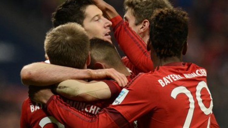 Bayern sahasında dolu dizgin