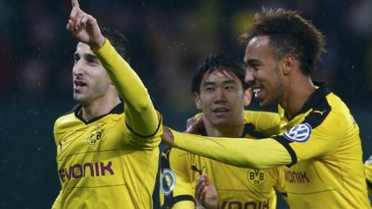 Dortmund 2 attı, finali 'çeyrek'ledi