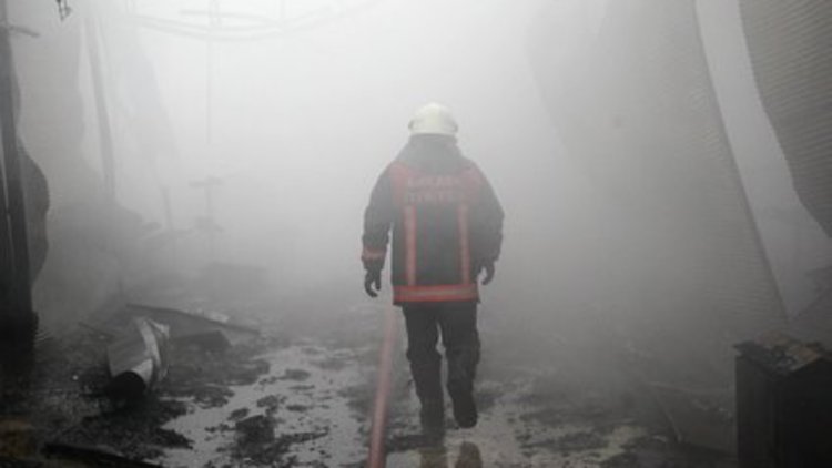 İşte o yangın yeri