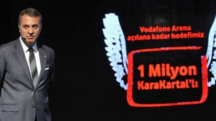 Fikret Orman'ın Vodafone Arena heyecanı