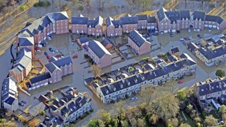 Ortaçağ şehri sulara gömüldü