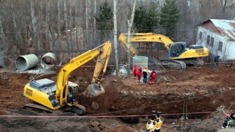 Sivas'ta su kanalında göçük: 3 ölü 