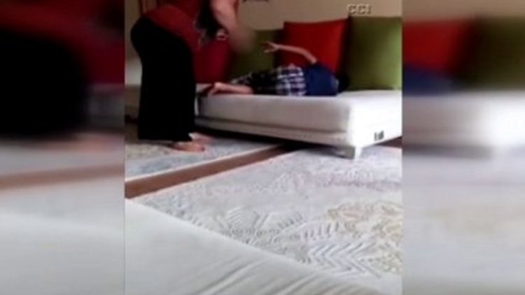 Dayakçı anneye önce doktor sonra polis