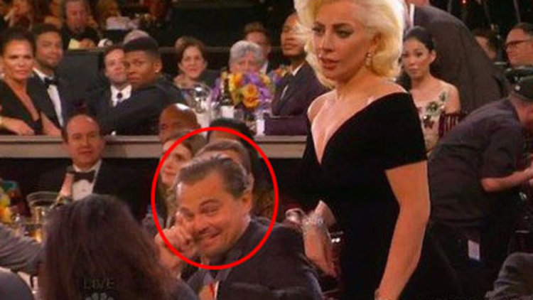 Ödüle şaşırdı, Leo&#039;yu &#039;Gaga&#039;ladı