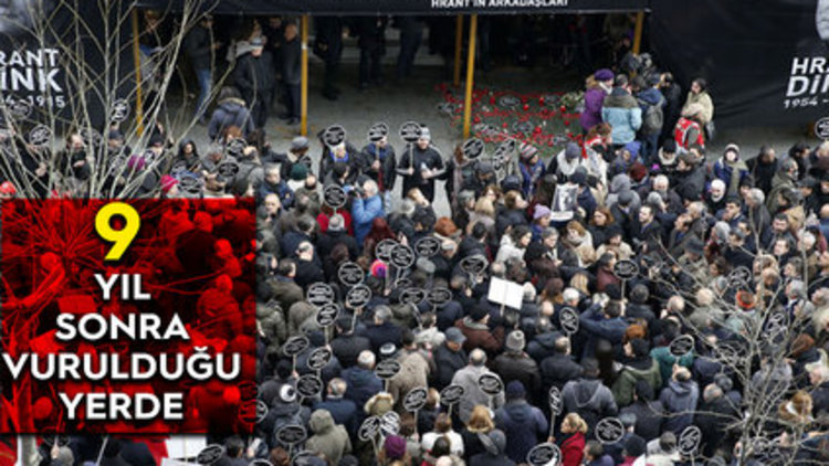 BİNLER AGOS&#039;UN ÖNÜNDE