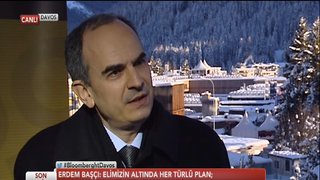 ERDEM BAŞÇI DAVOS'TA BLOOMBERG HT SORULARINI YANITLADI