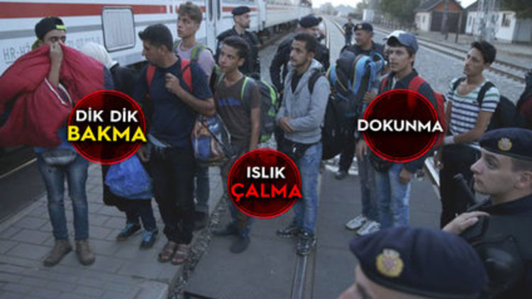 BAKAN'DAN MÜLTECİLERE FLÖRT DERSİ