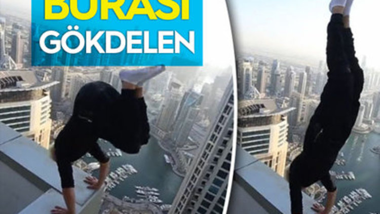 DUBAİ'DE ÖLÜM AKROBASİSİ