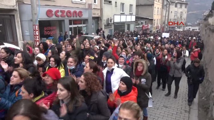 Kadınlar cerattepe'ye çıkmak istedi