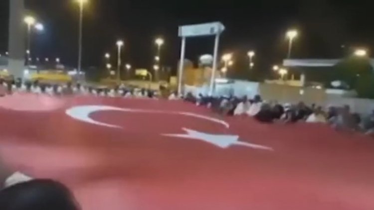 Kutsal topraklardan Türkiye'ye destek